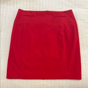 Express Red Pencil Skirt